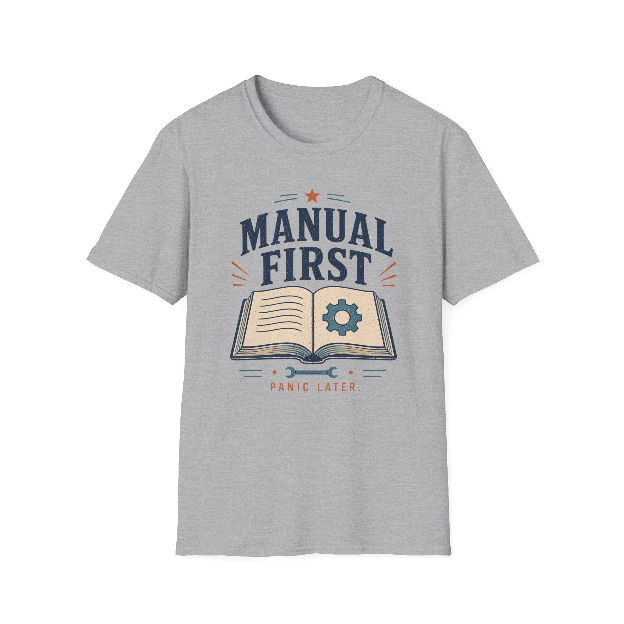 Manual First Panic LaterT-Shirt