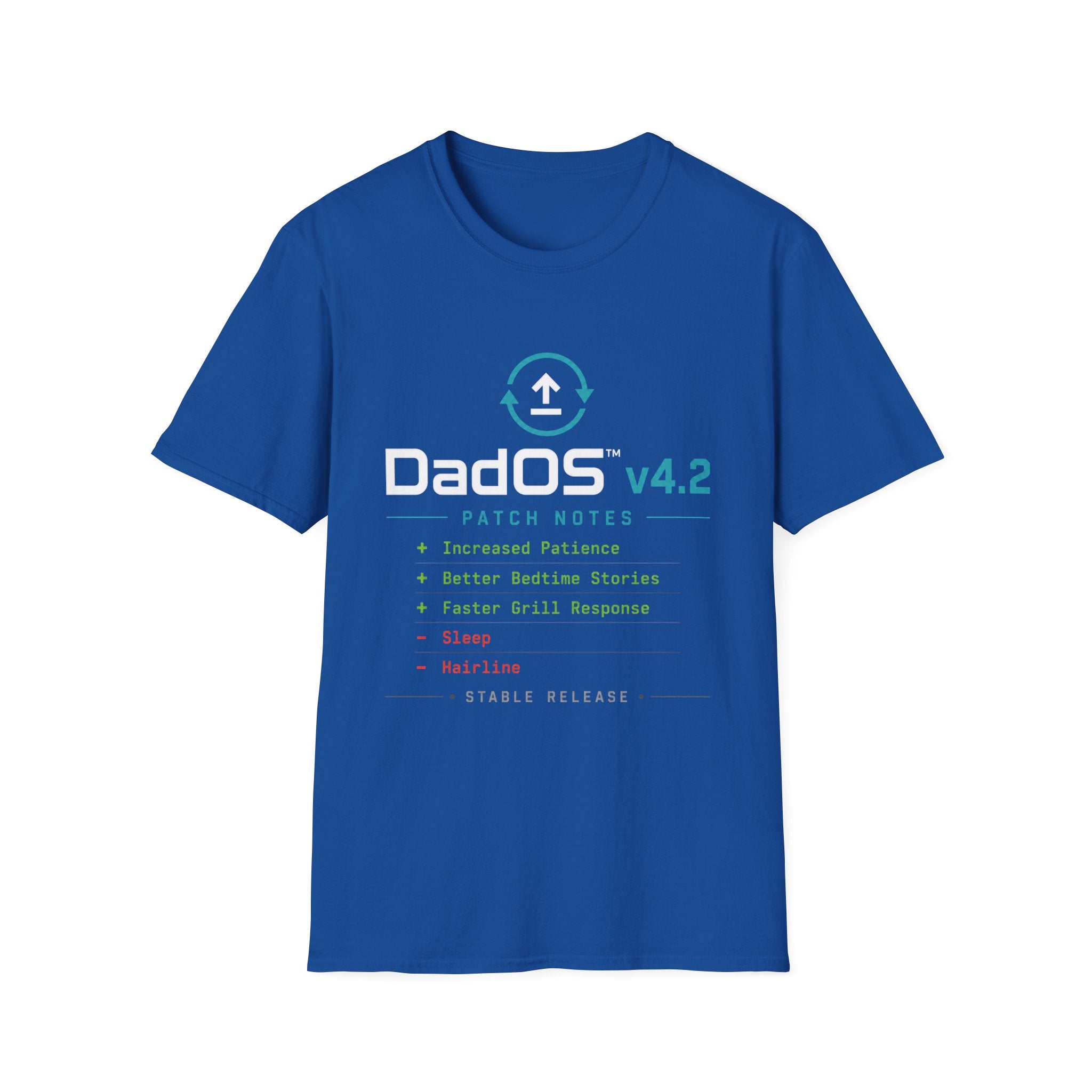 DadOS v4.2 Patch Notes Stable Release T-Shirt Design