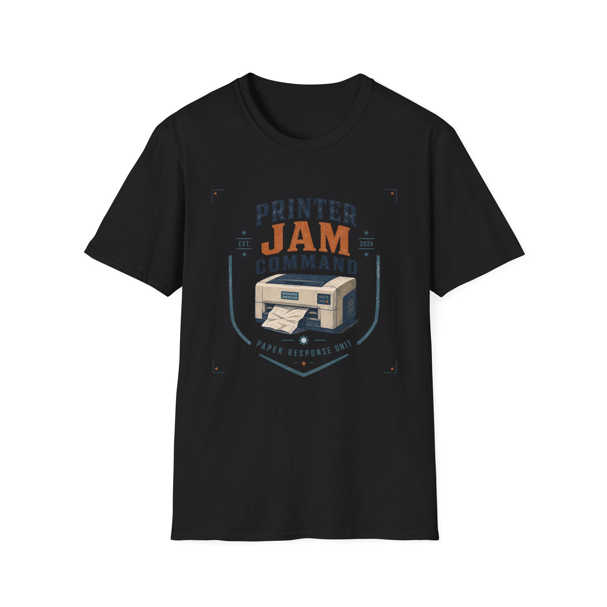 Printer Jam Command Paper Response Unit T-Shirt