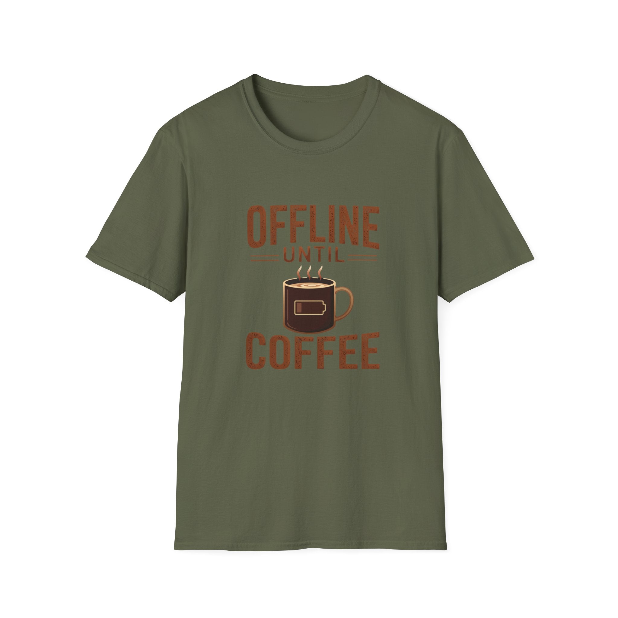 Offline Until Coffee T-Shirt