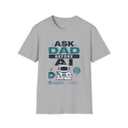 Ask Dad Before AI Retro Robot T-Shirt