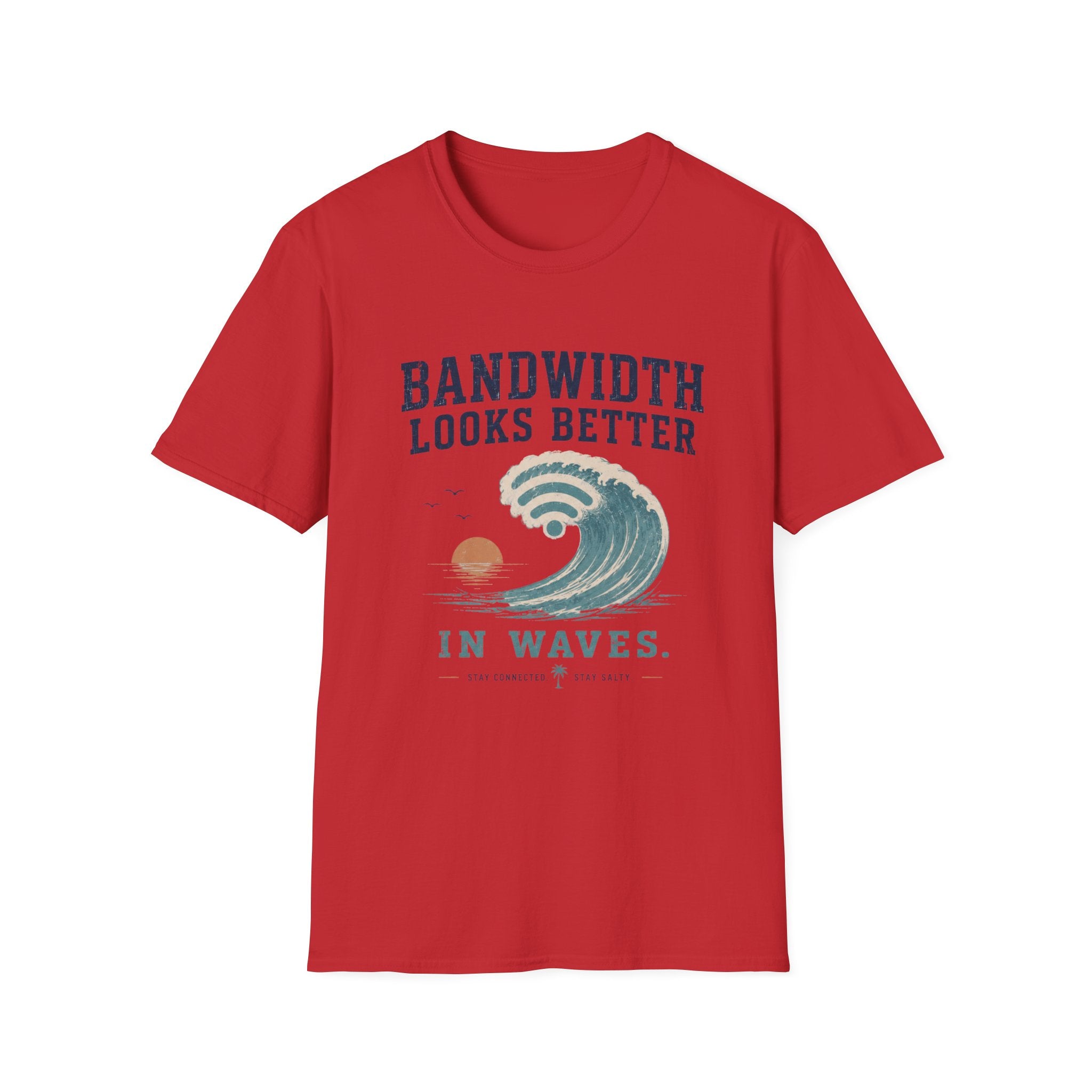 Bandwidth Looks Better in Waves T-Shirt