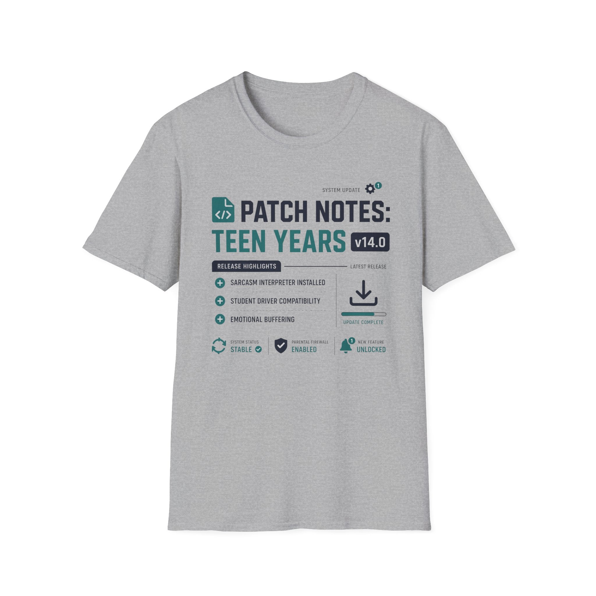 Patch Notes: Teen Years v14.0 T-Shirt