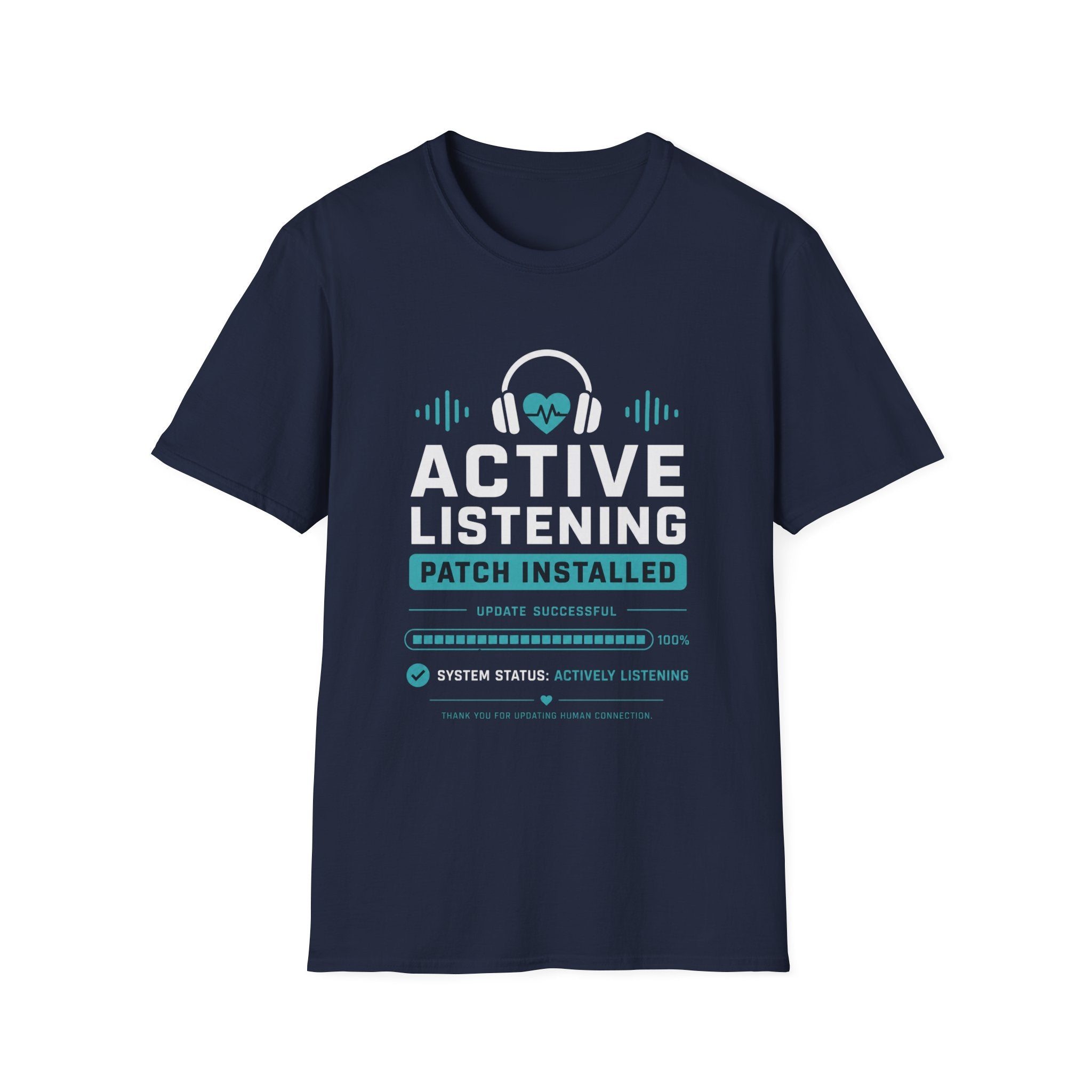 Active Listening Patch Installed T-Shirt