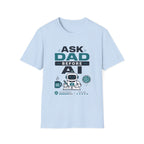 Ask Dad Before AI Retro Robot T-Shirt