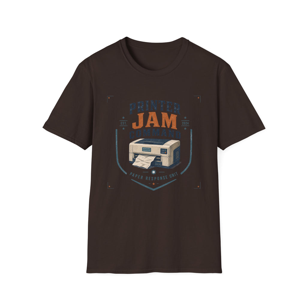 Printer Jam Command Paper Response Unit T-Shirt