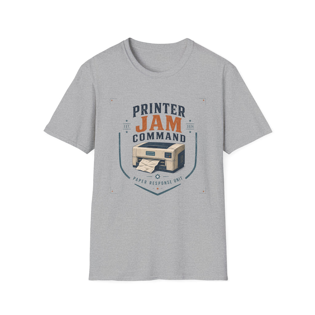 Printer Jam Command Paper Response Unit T-Shirt