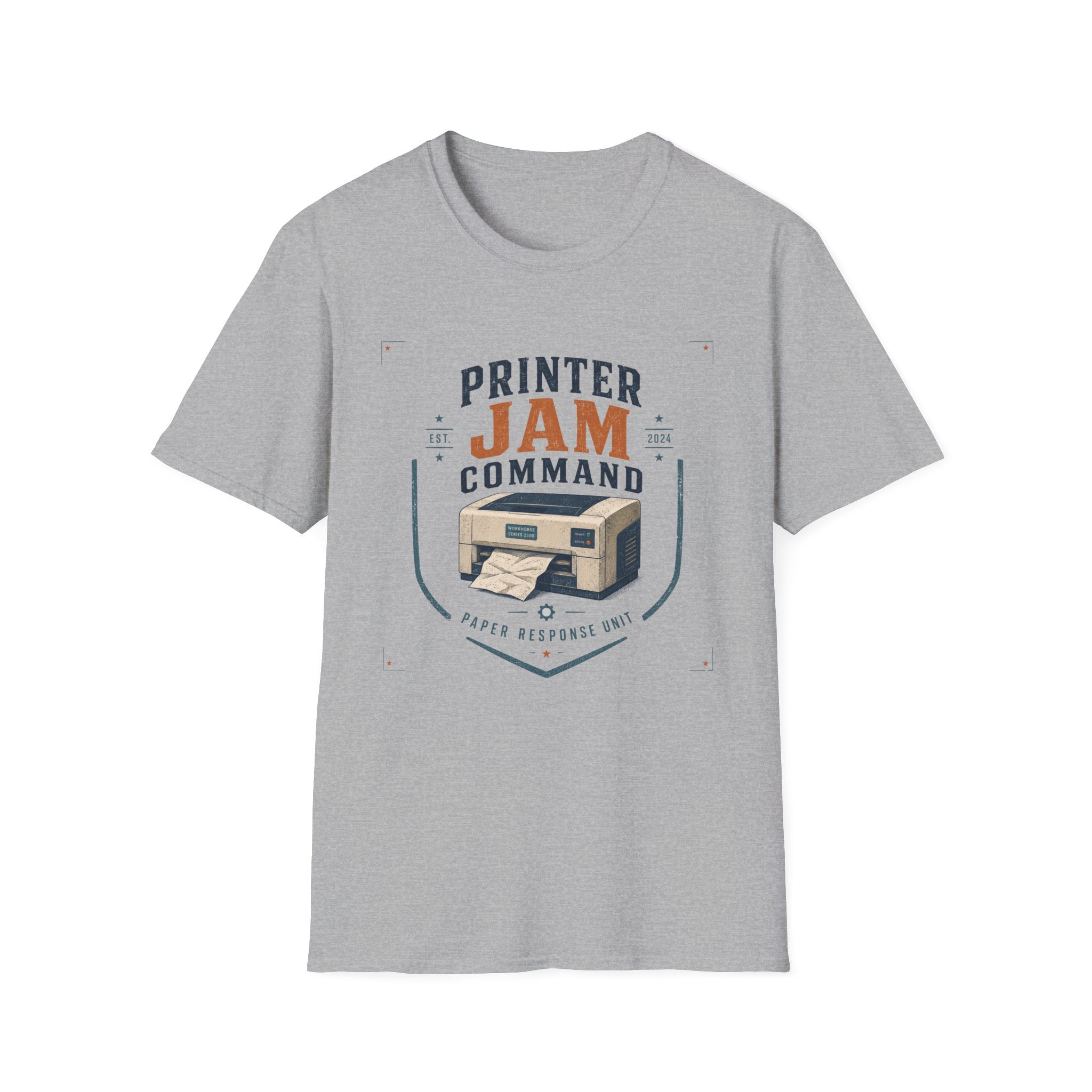 Printer Jam Command Paper Response Unit T-Shirt