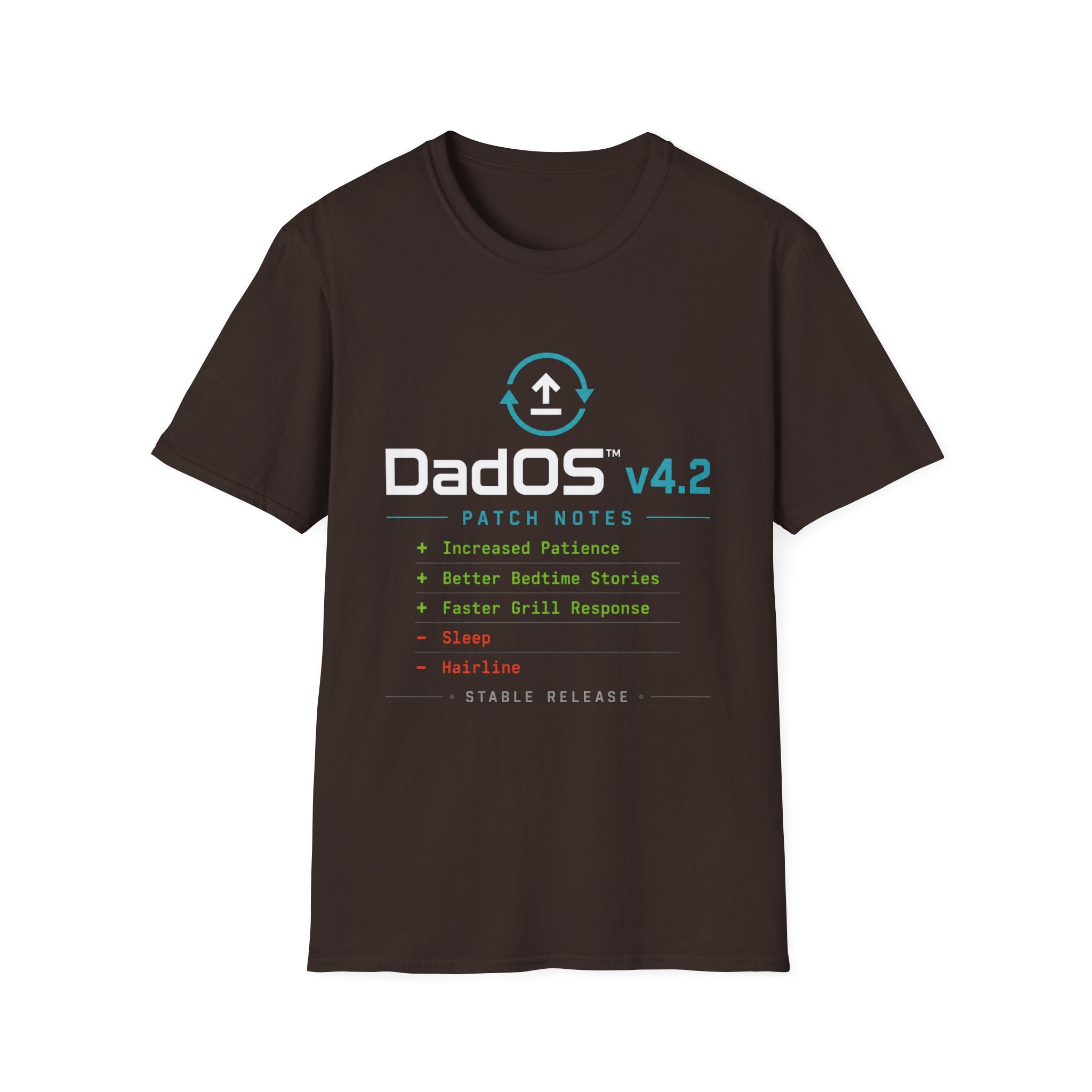 DadOS v4.2 Patch Notes Stable Release T-Shirt Design