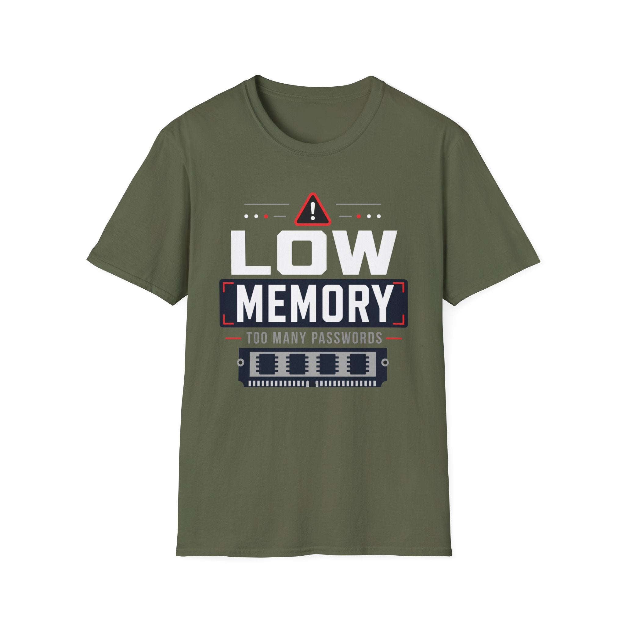 Low Memory Too Many Passwords T-Shirt
