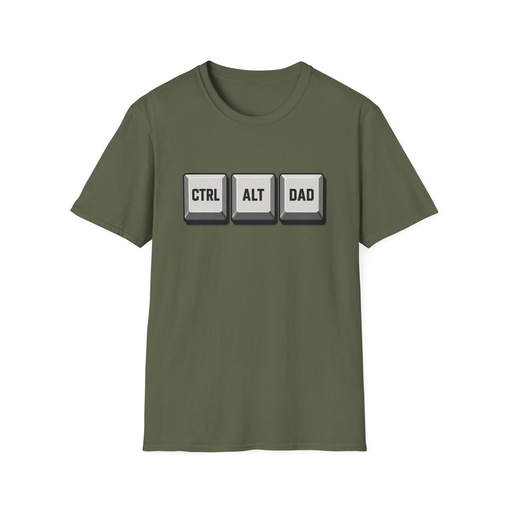 CTRL ALT DAD Retro Keyboard T-Shirt