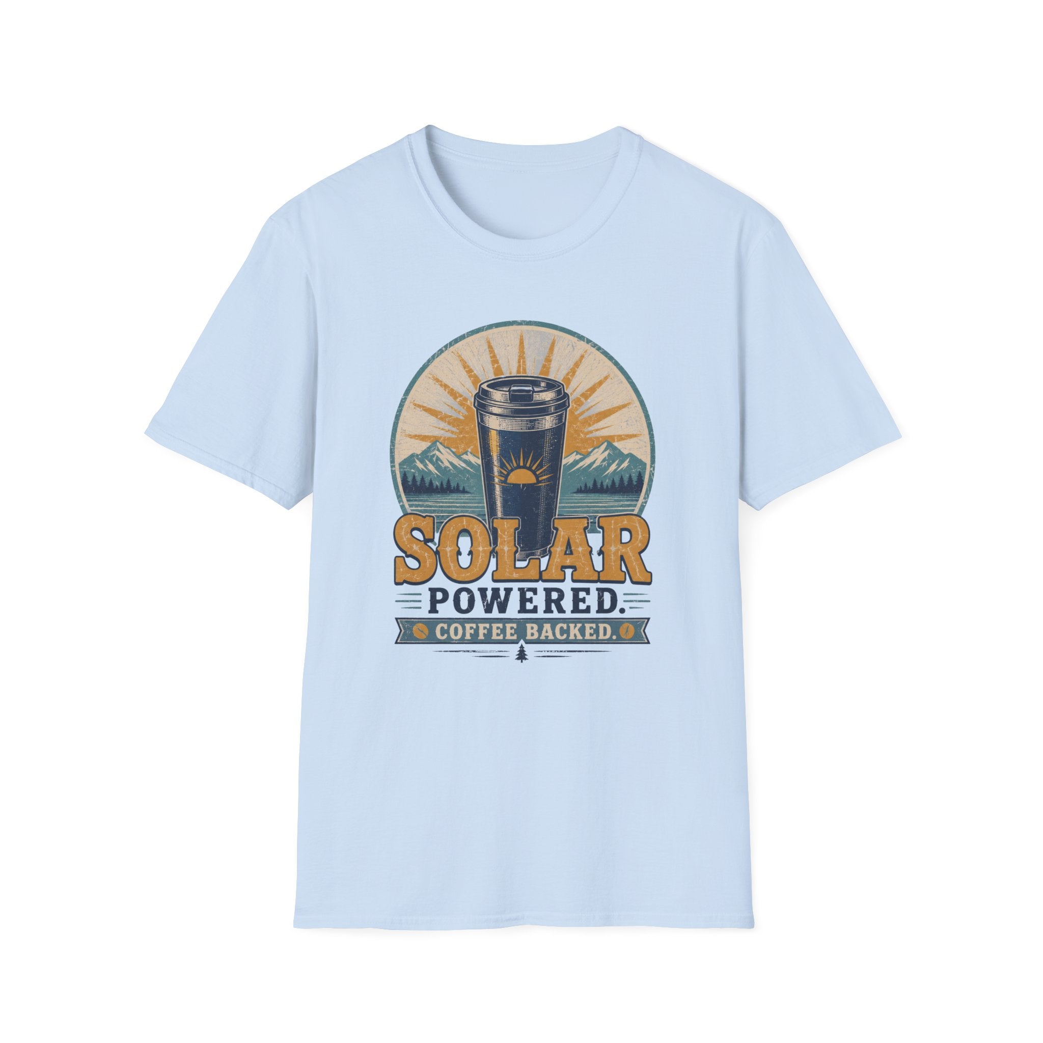 Solar Powered Coffee Backed T-Shirt