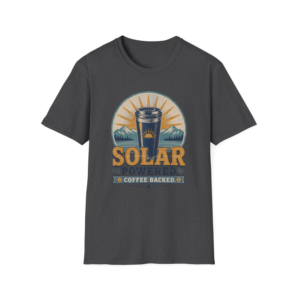 Solar Powered Coffee Backed T-Shirt
