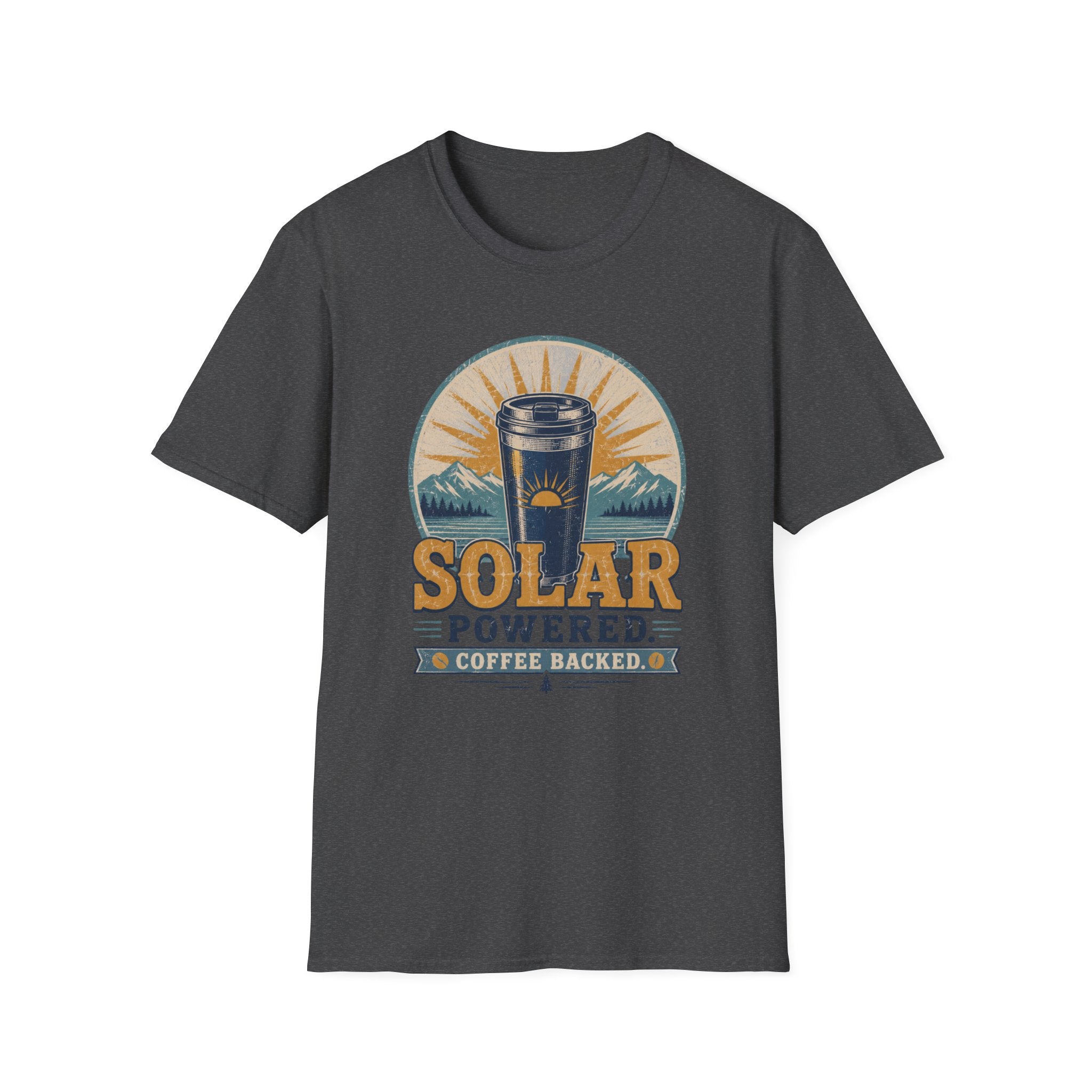 Solar Powered Coffee Backed T-Shirt