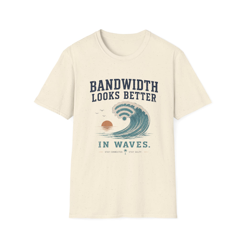 Bandwidth Looks Better in Waves T-Shirt