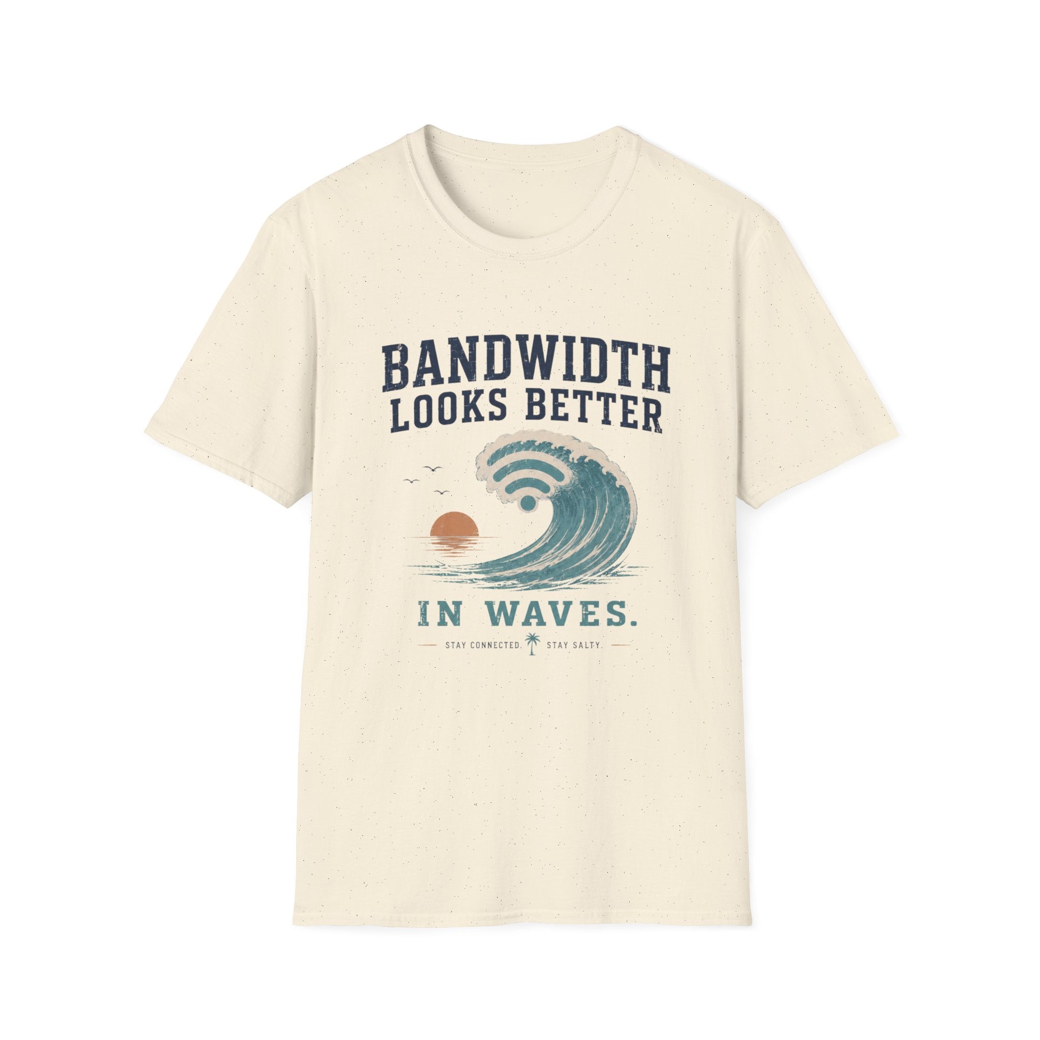 Bandwidth Looks Better in Waves T-Shirt