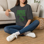 Insert Coffee To Continue Retro Gamer T-Shirt
