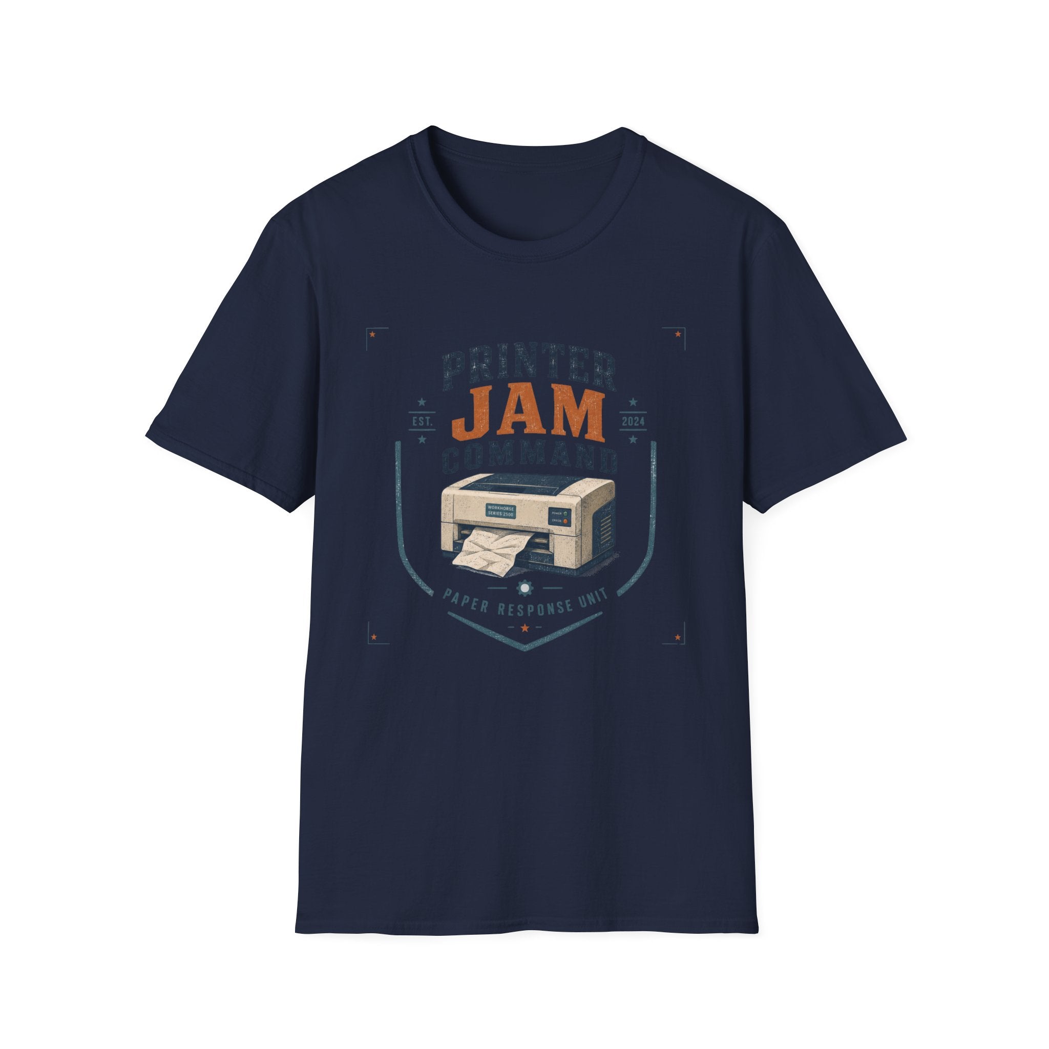Printer Jam Command Paper Response Unit T-Shirt