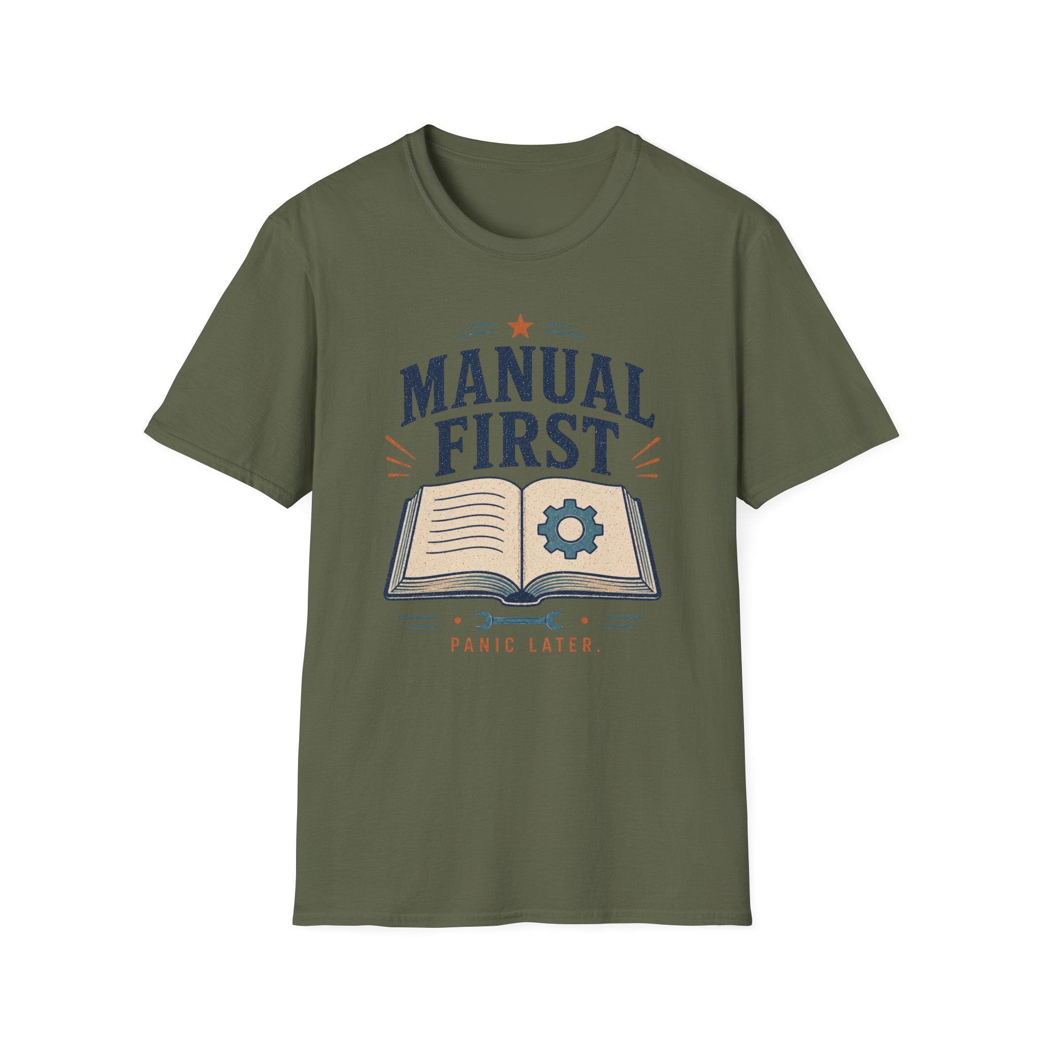 Manual First Panic LaterT-Shirt
