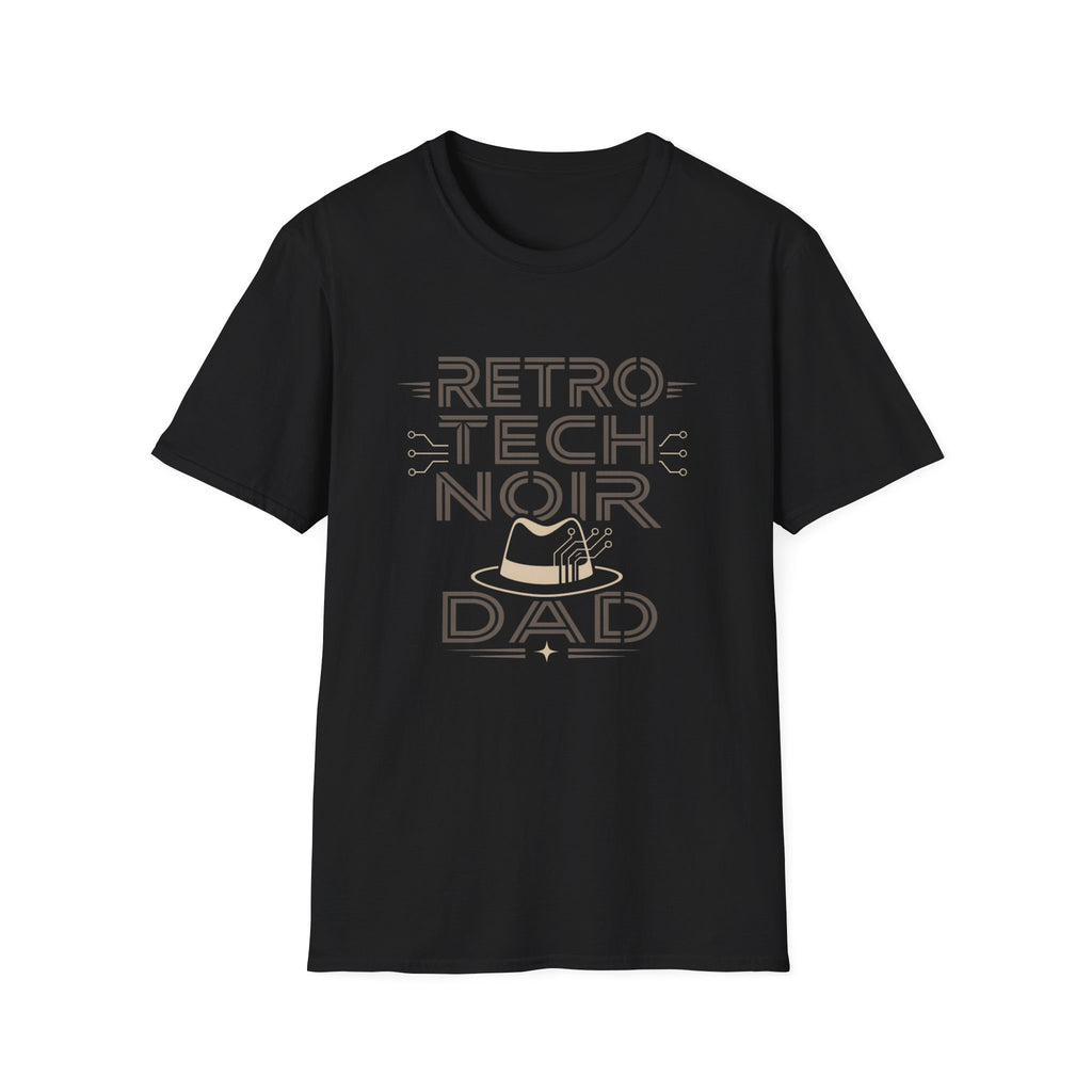 Retro Tech Noir Dad T-Shirt