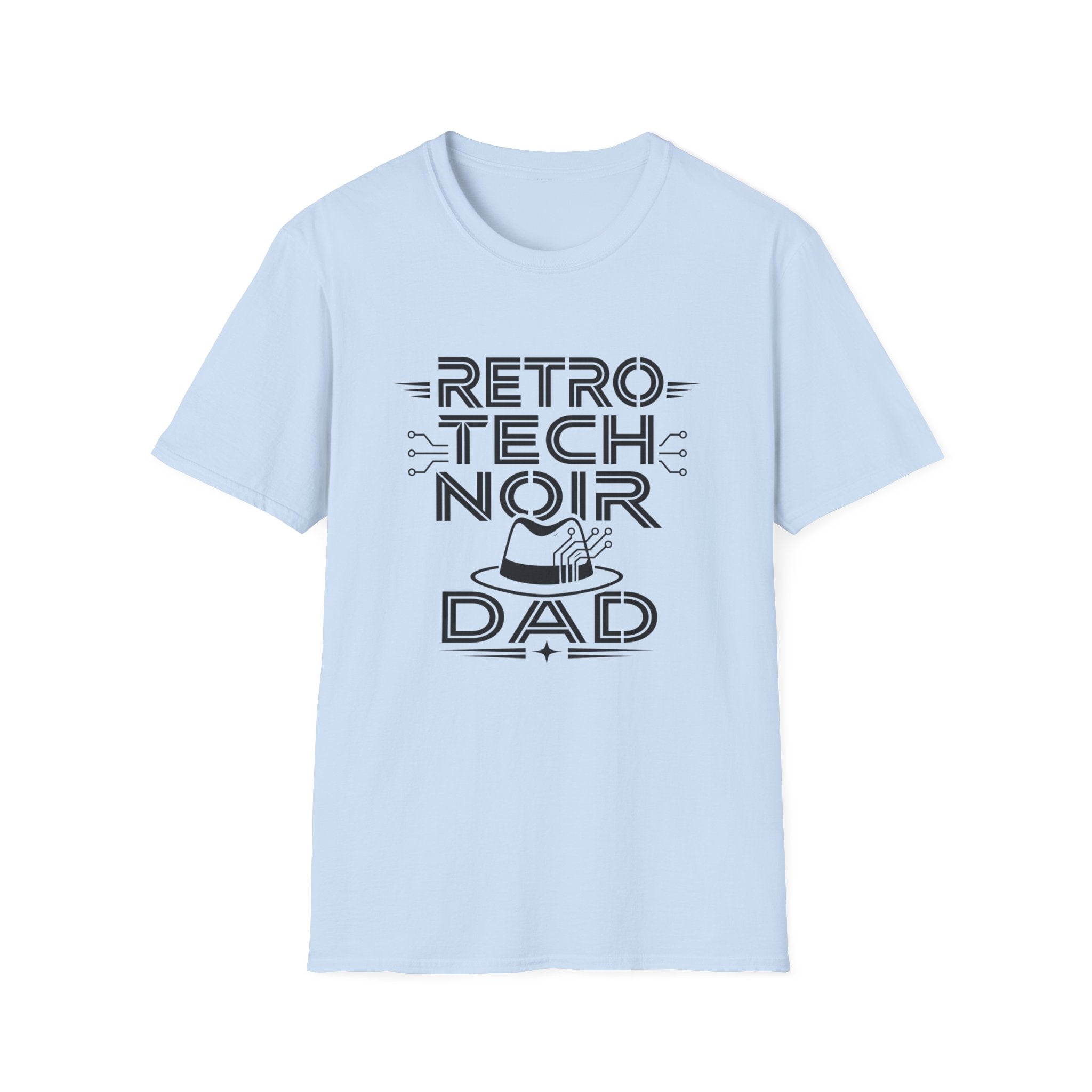 Retro Tech Noir Dad T-Shirt