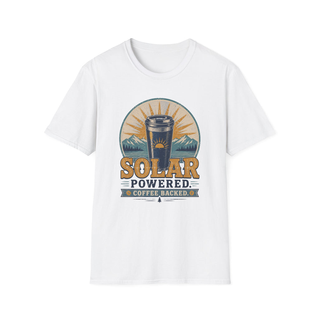 Solar Powered Coffee Backed T-Shirt