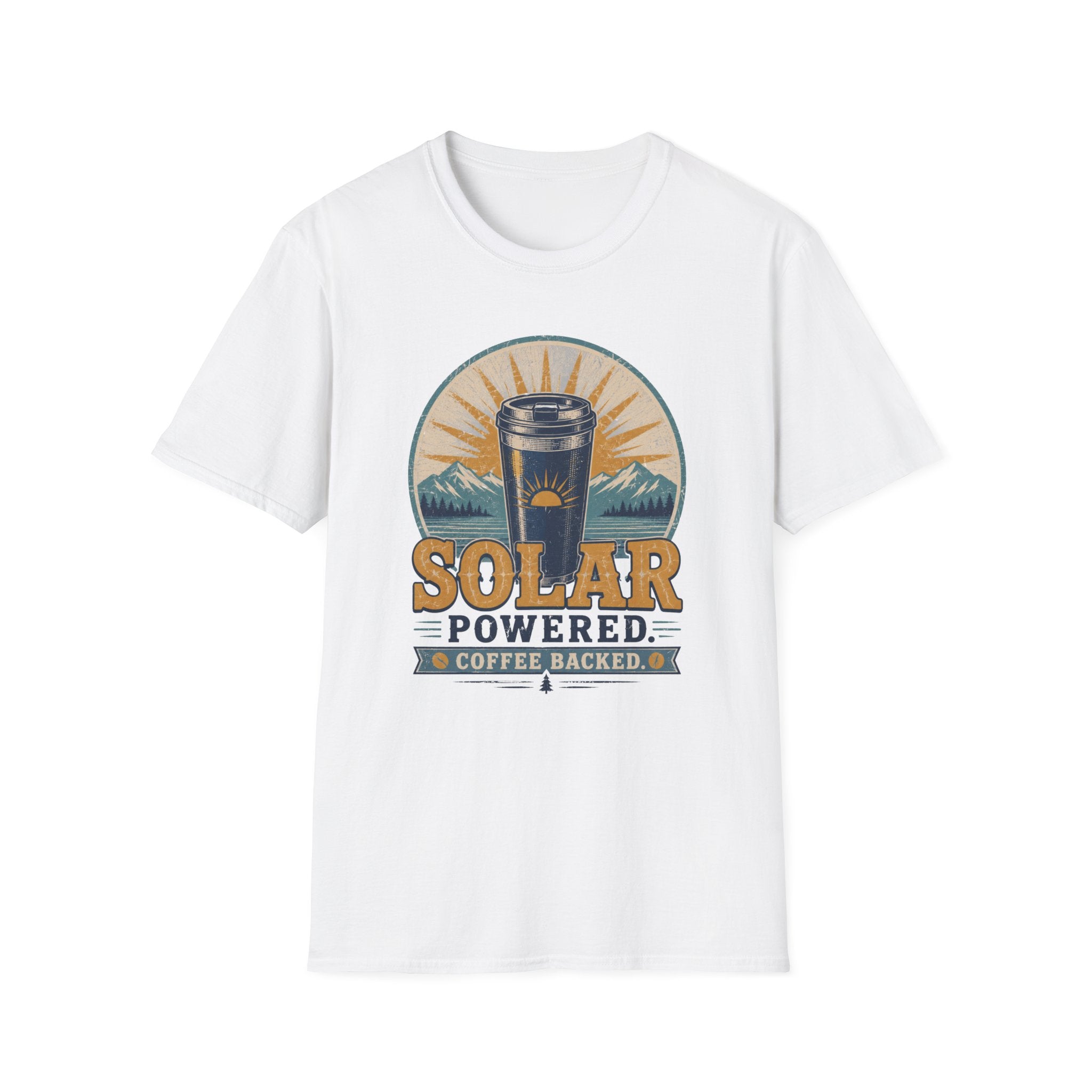 Solar Powered Coffee Backed T-Shirt