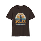 Solar Powered Coffee Backed T-Shirt