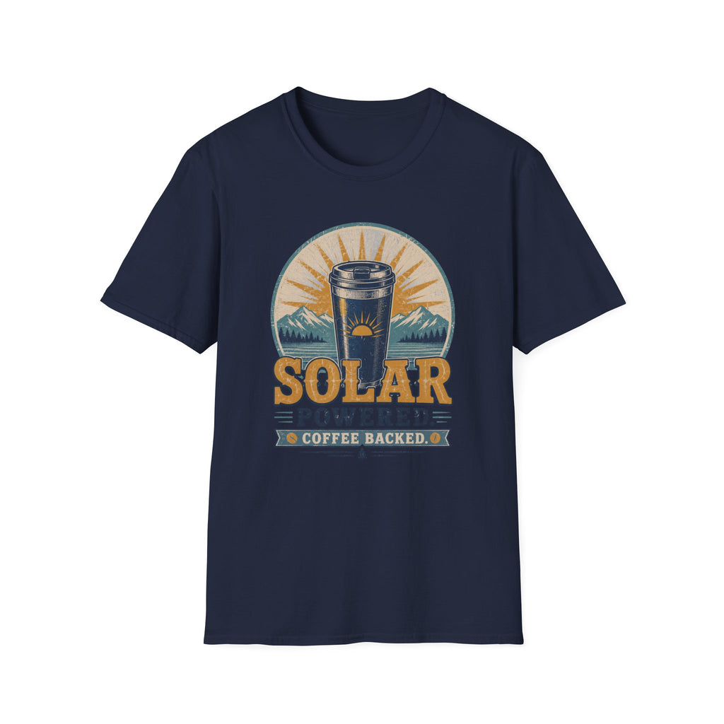 Solar Powered Coffee Backed T-Shirt