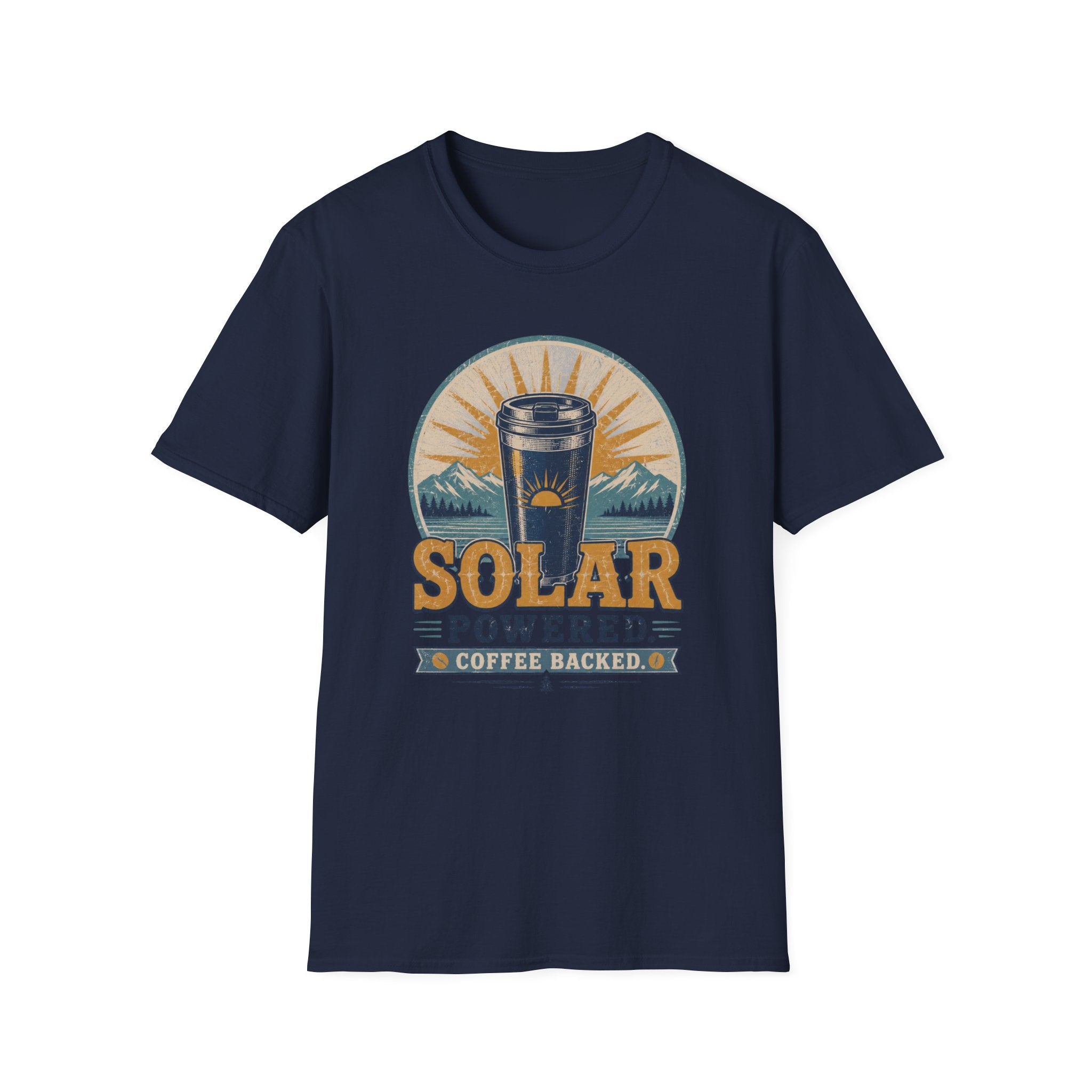 Solar Powered Coffee Backed T-Shirt
