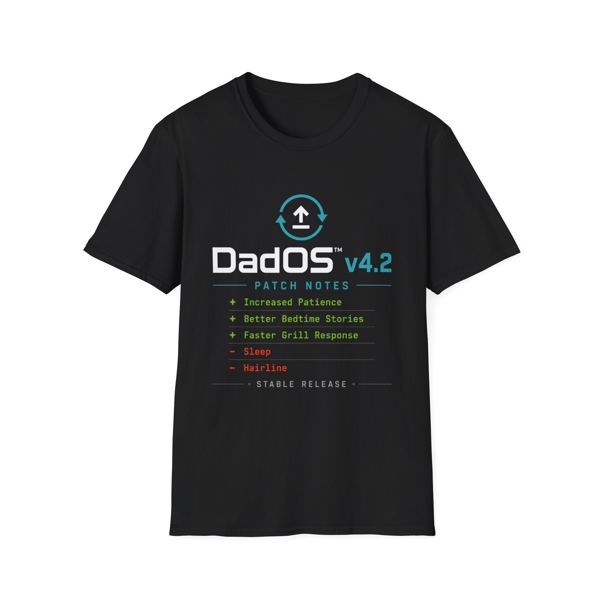 DadOS v4.2 Patch Notes Stable Release T-Shirt Design