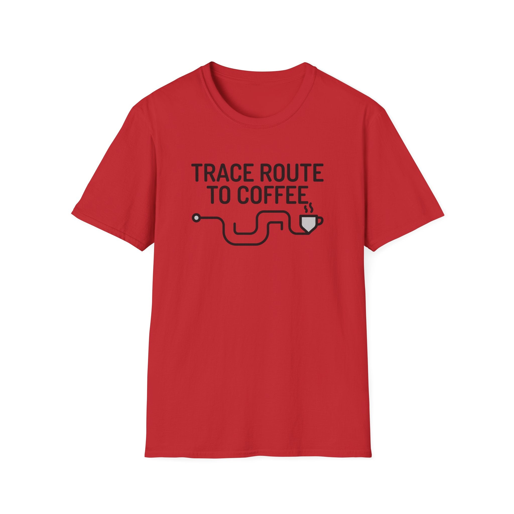 Trace Route to Coffee T-Shirt