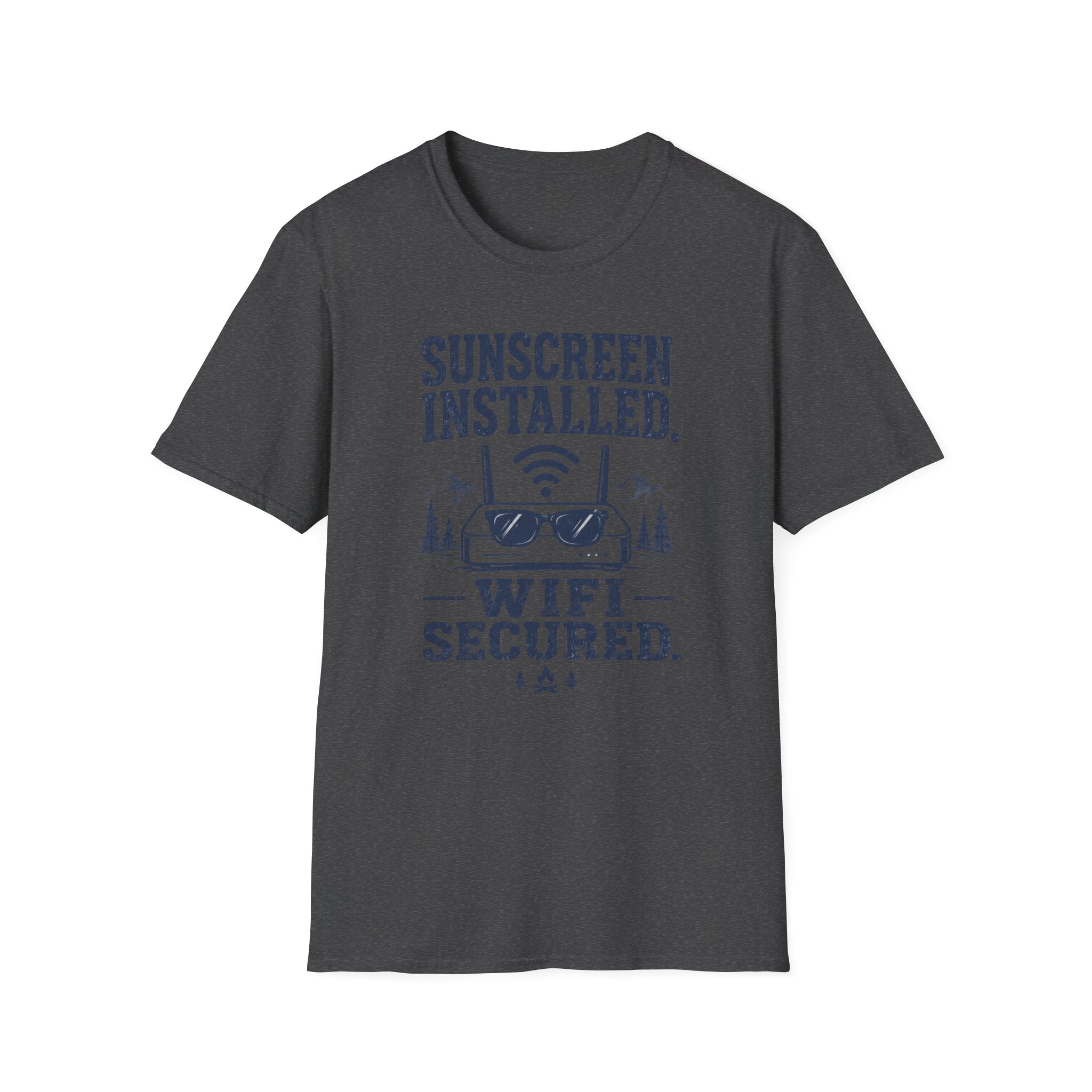 Sunscreen Installed WiFi Secured T-Shirt