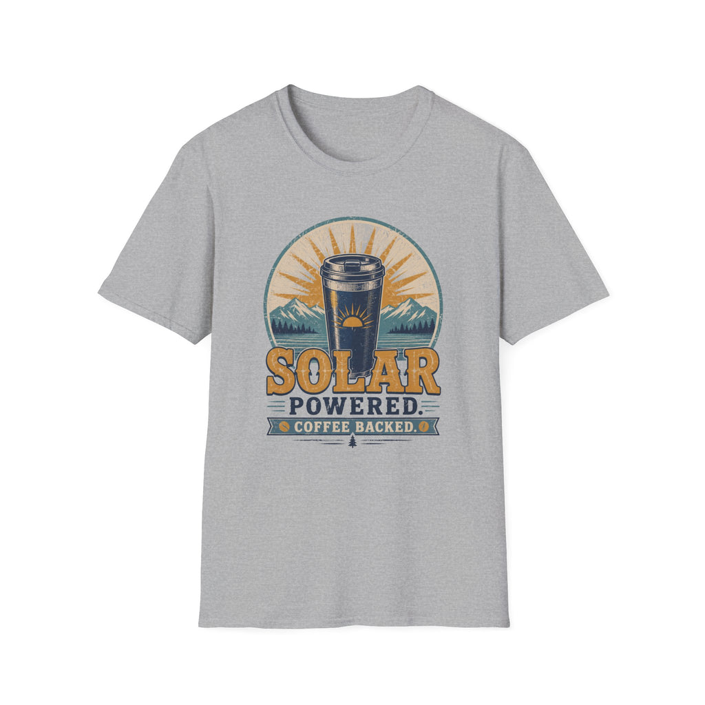 Solar Powered Coffee Backed T-Shirt