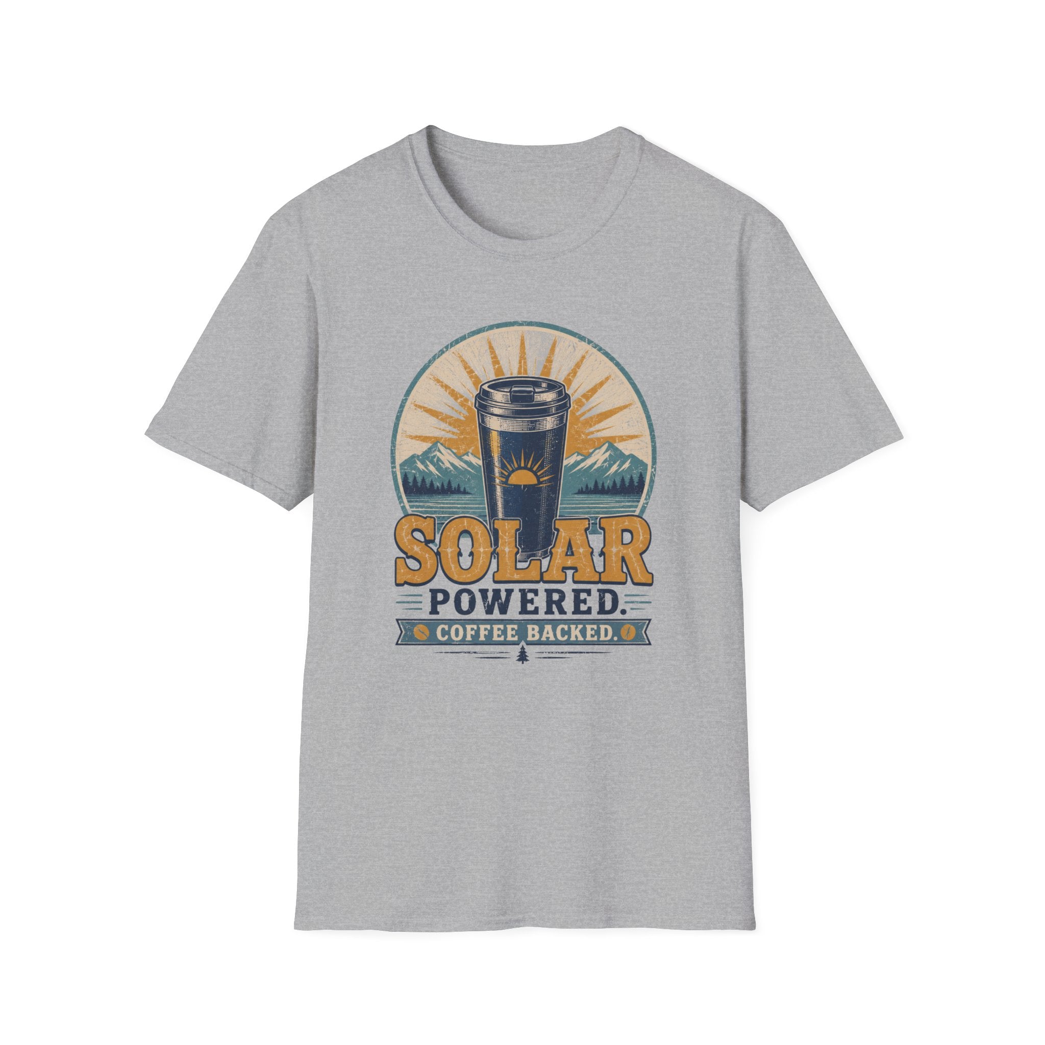 Solar Powered Coffee Backed T-Shirt