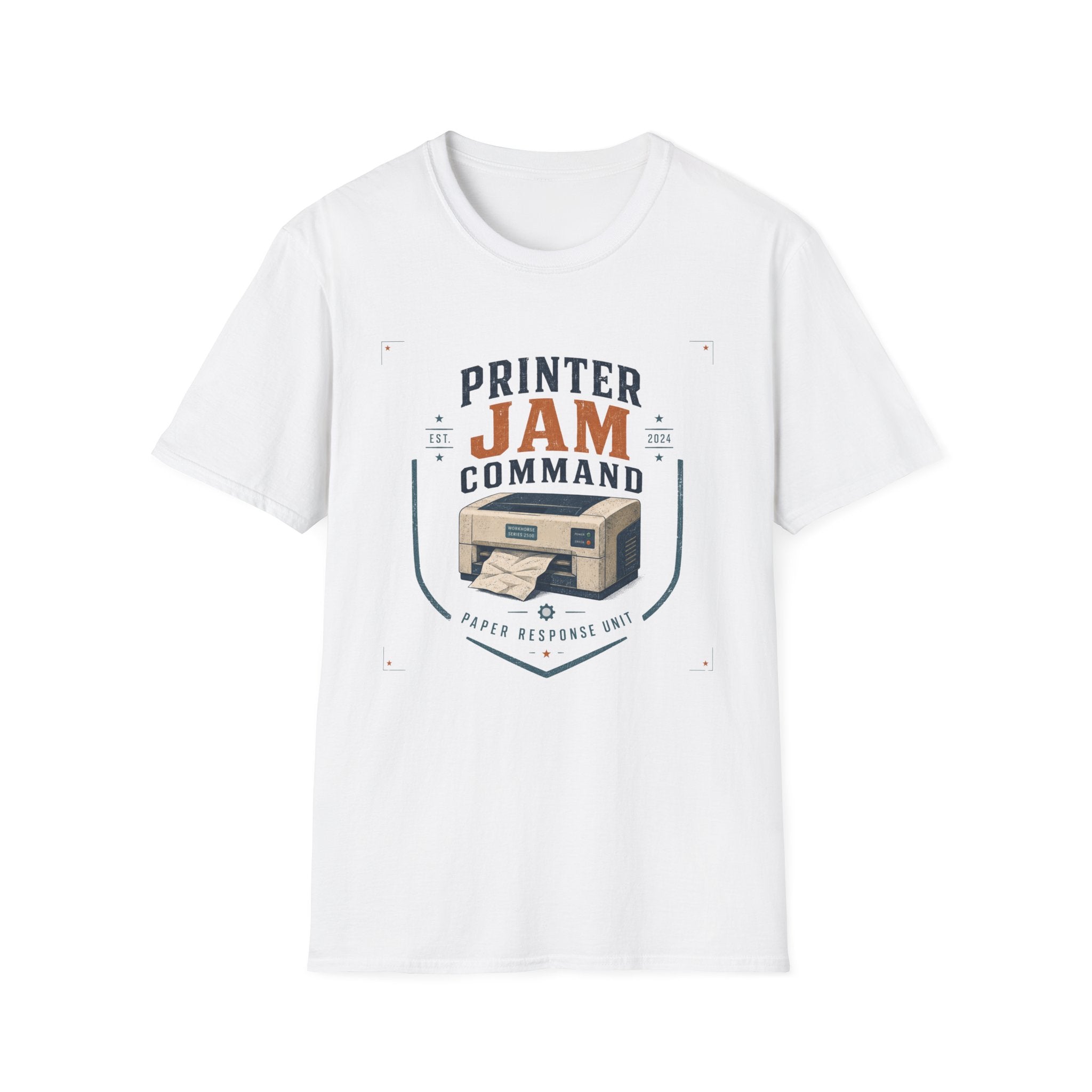 Printer Jam Command Paper Response Unit T-Shirt