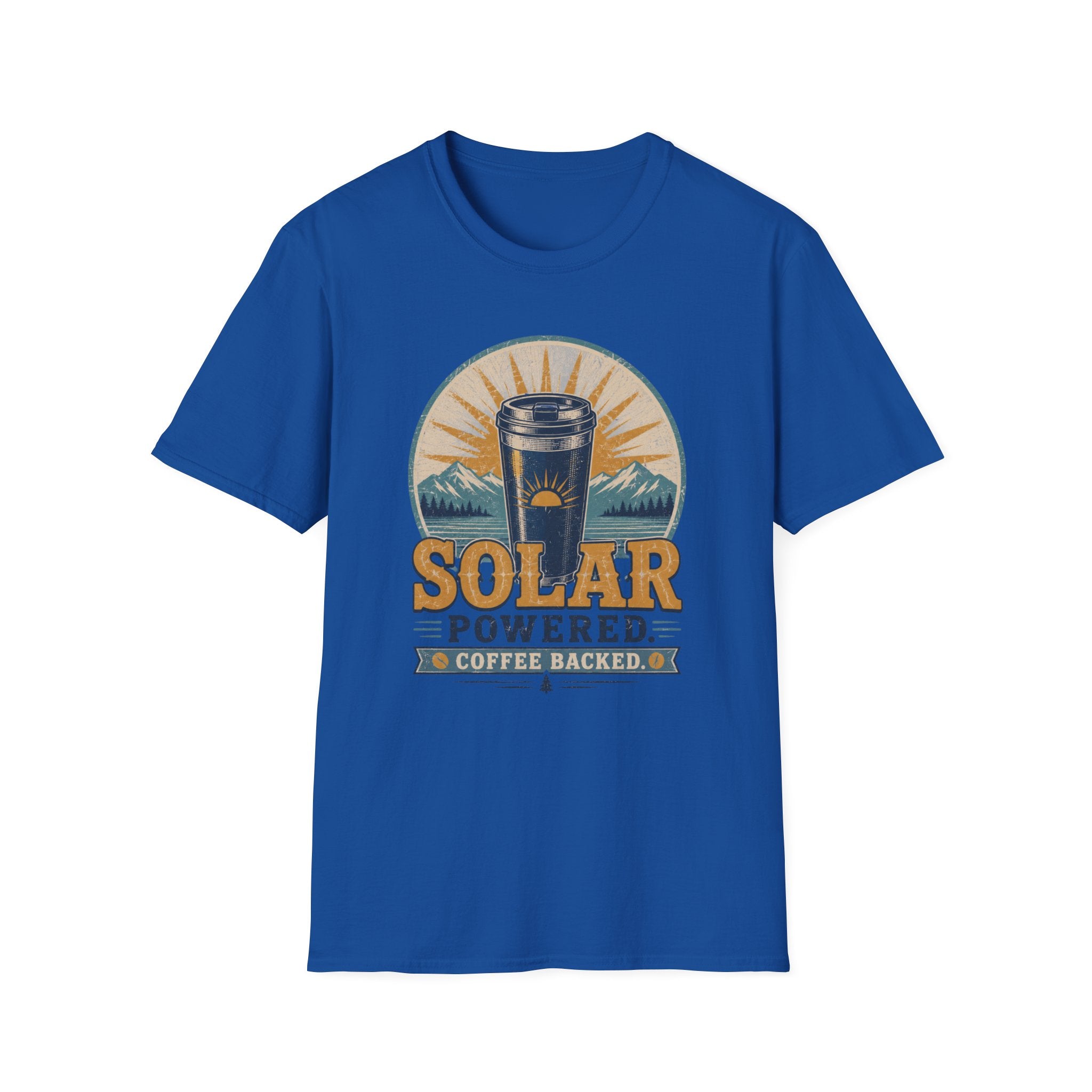 Solar Powered Coffee Backed T-Shirt