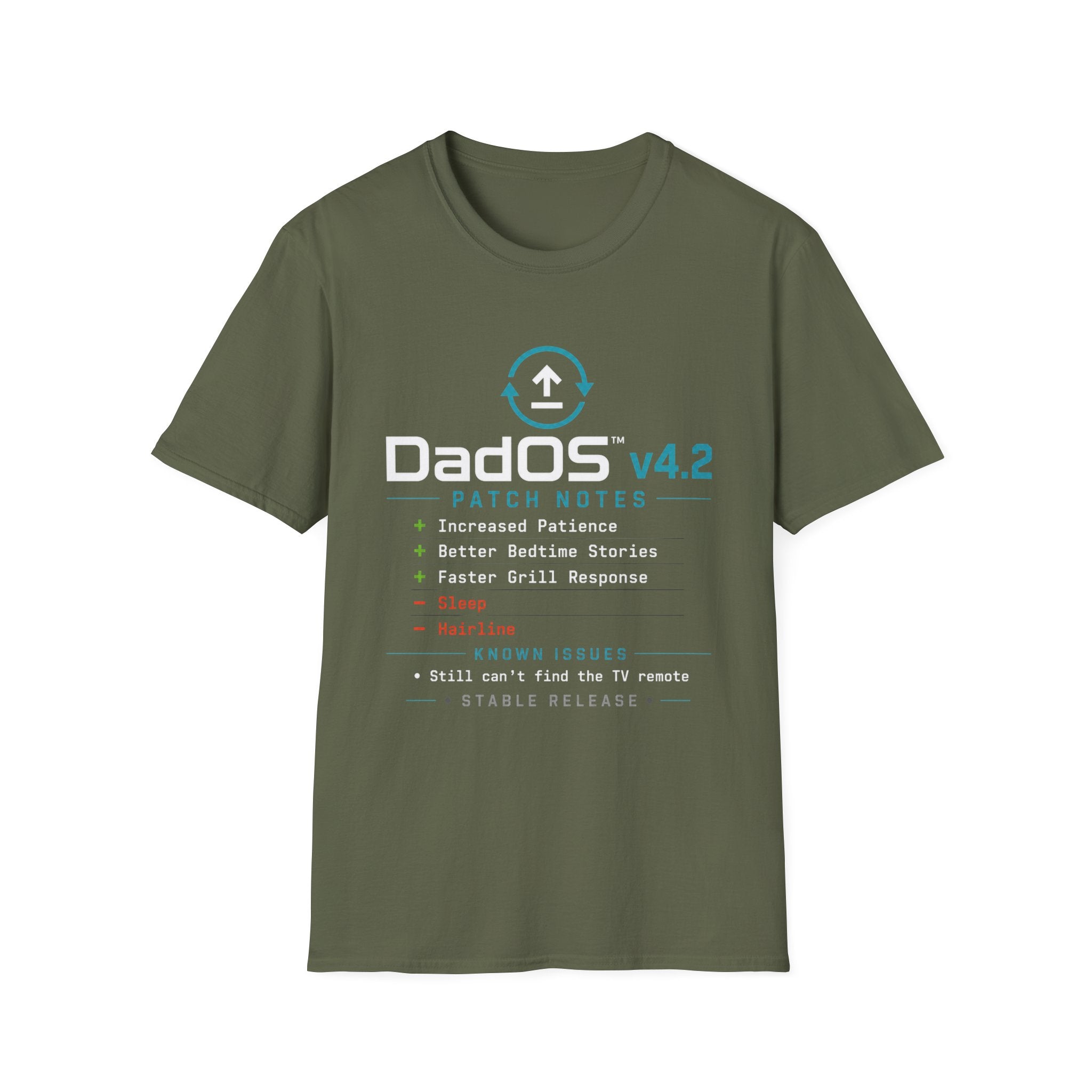 DadOS v4.2 Patch Notes with Known Issues T-Shirt