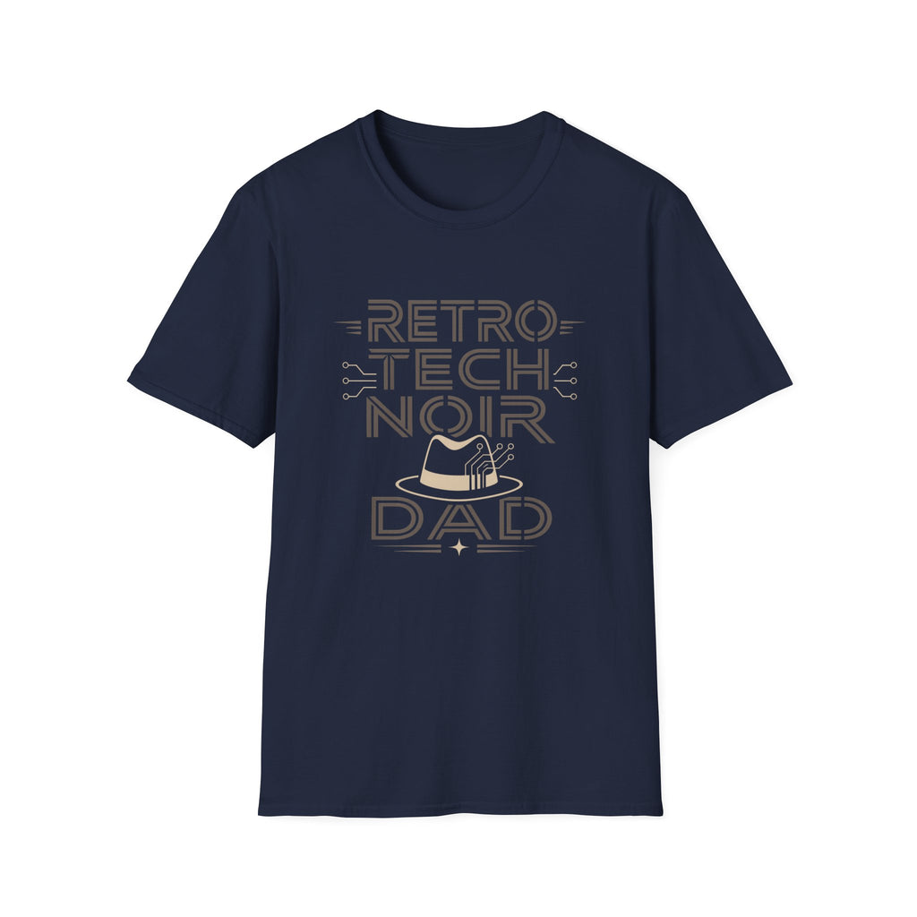 Retro Tech Noir Dad T-Shirt