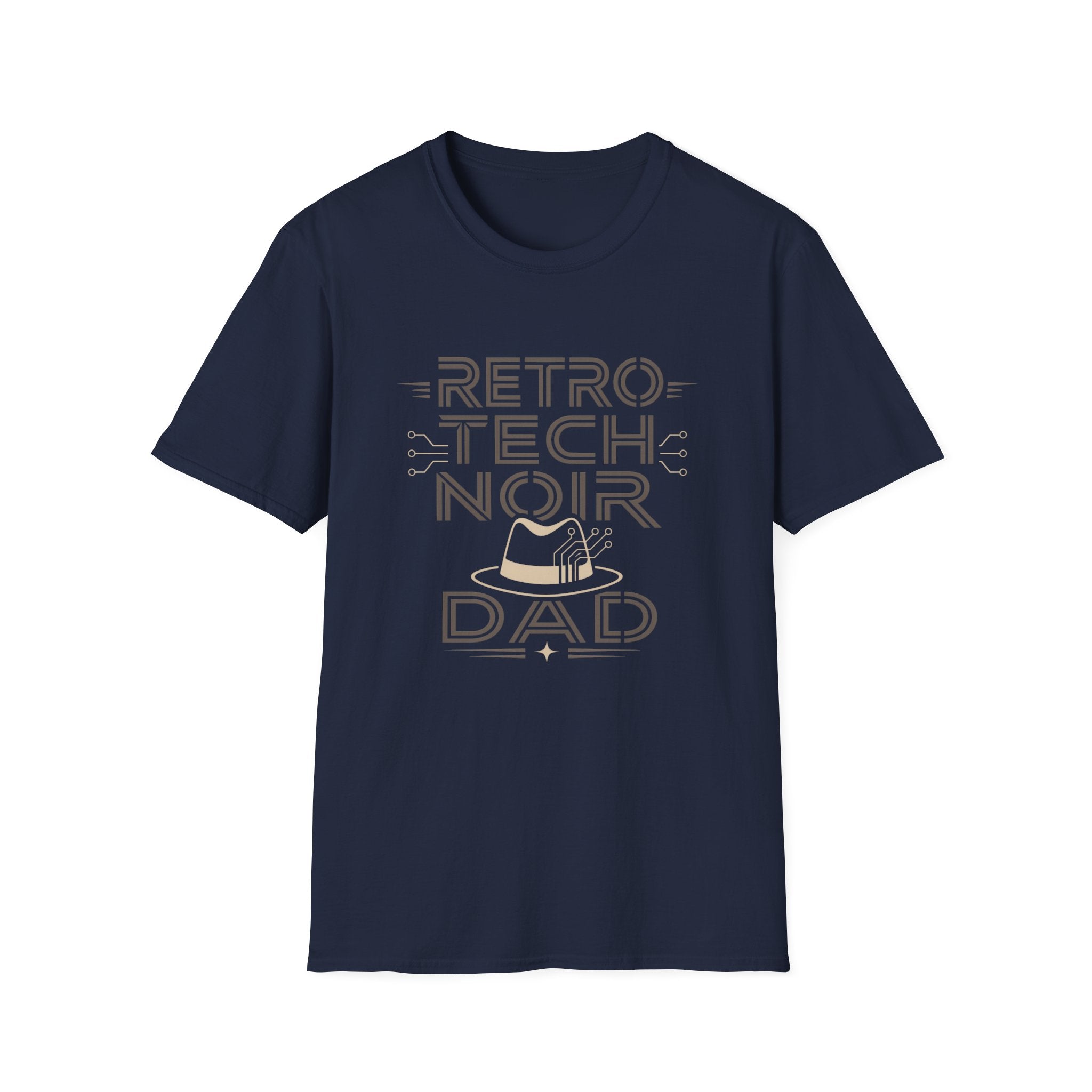 Retro Tech Noir Dad T-Shirt