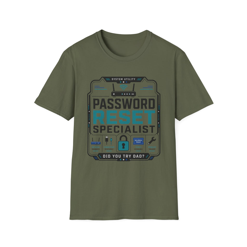 Password Reset Specialist Retro T-Shirt