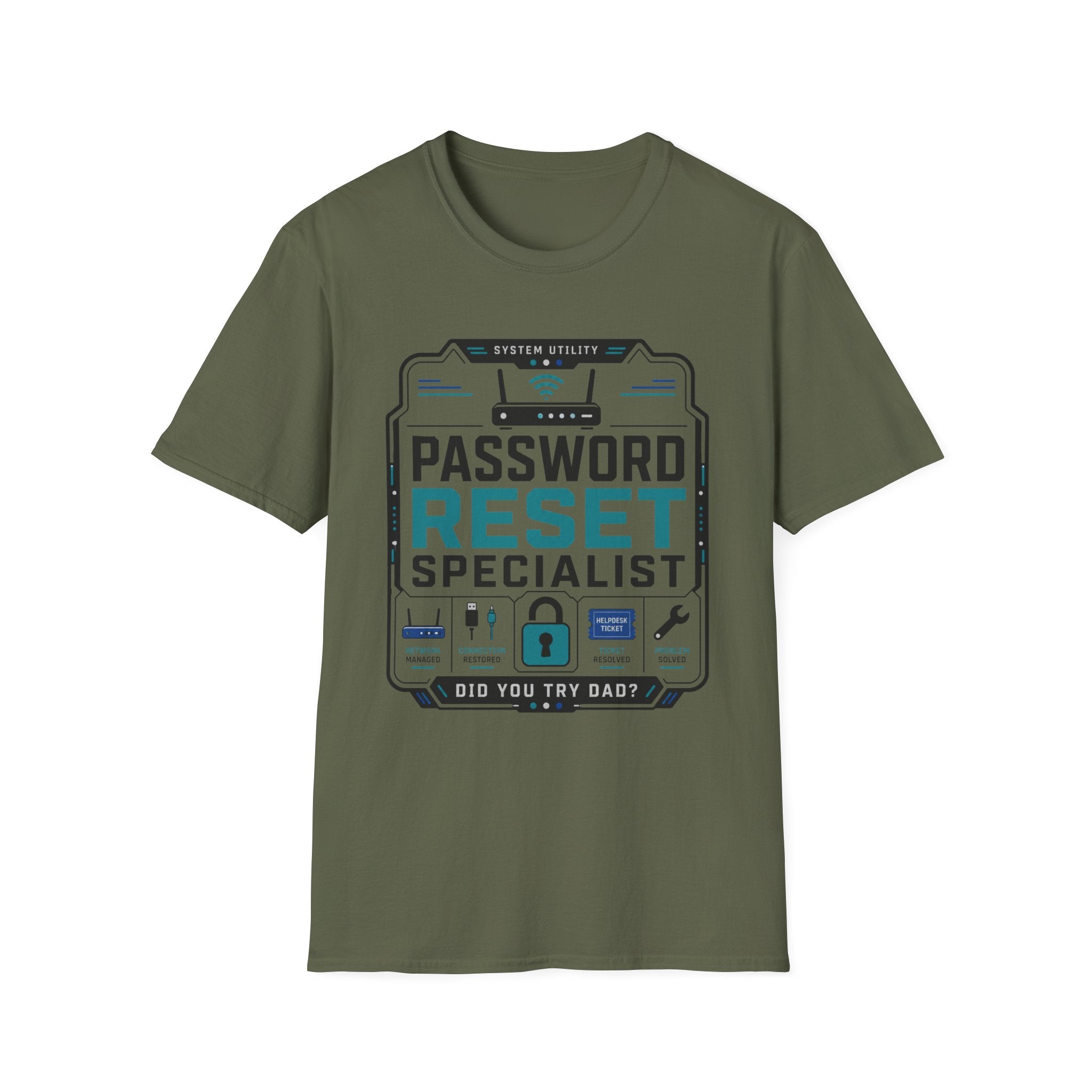 Password Reset Specialist Retro T-Shirt