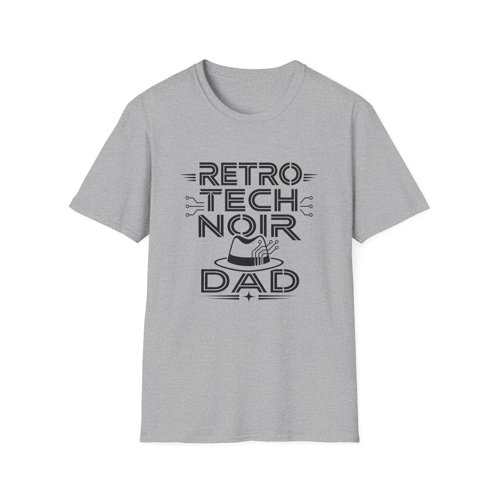 Retro Tech Noir Dad T-Shirt