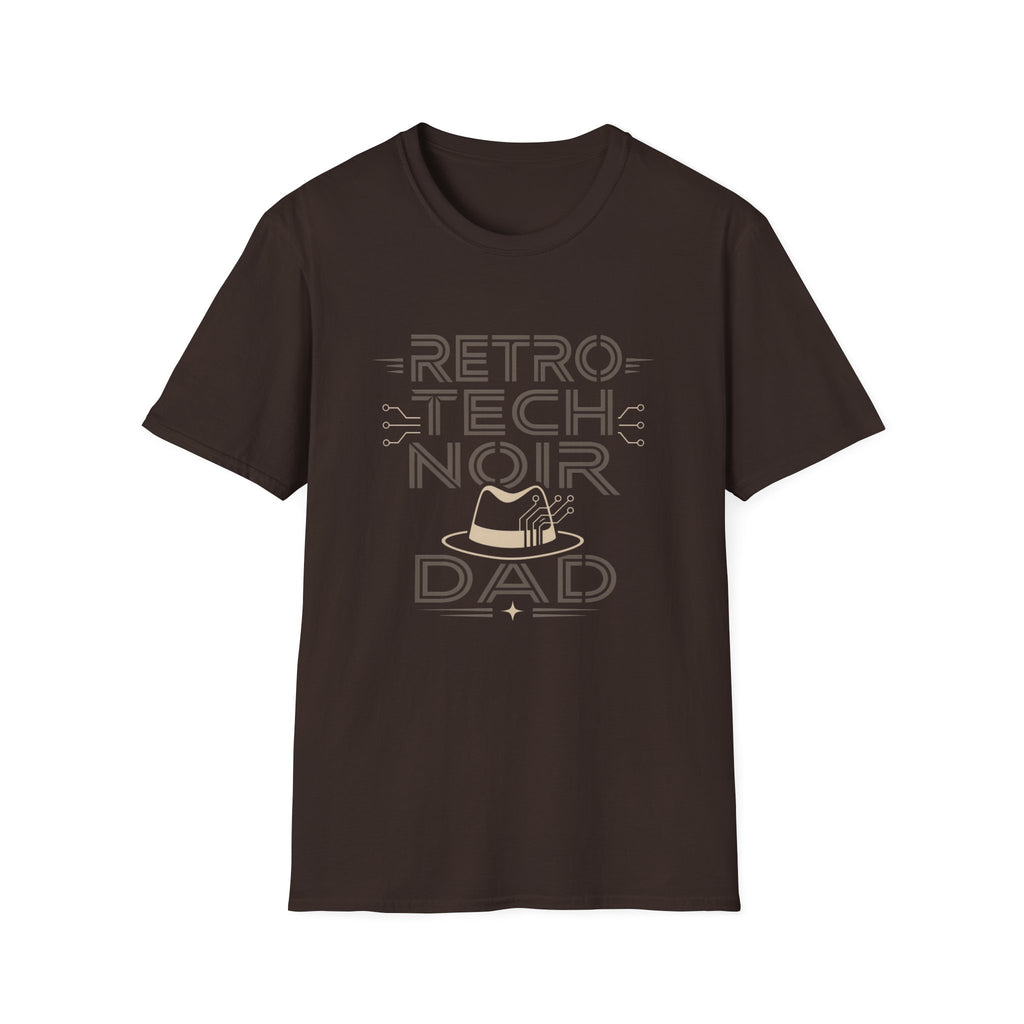 Retro Tech Noir Dad T-Shirt