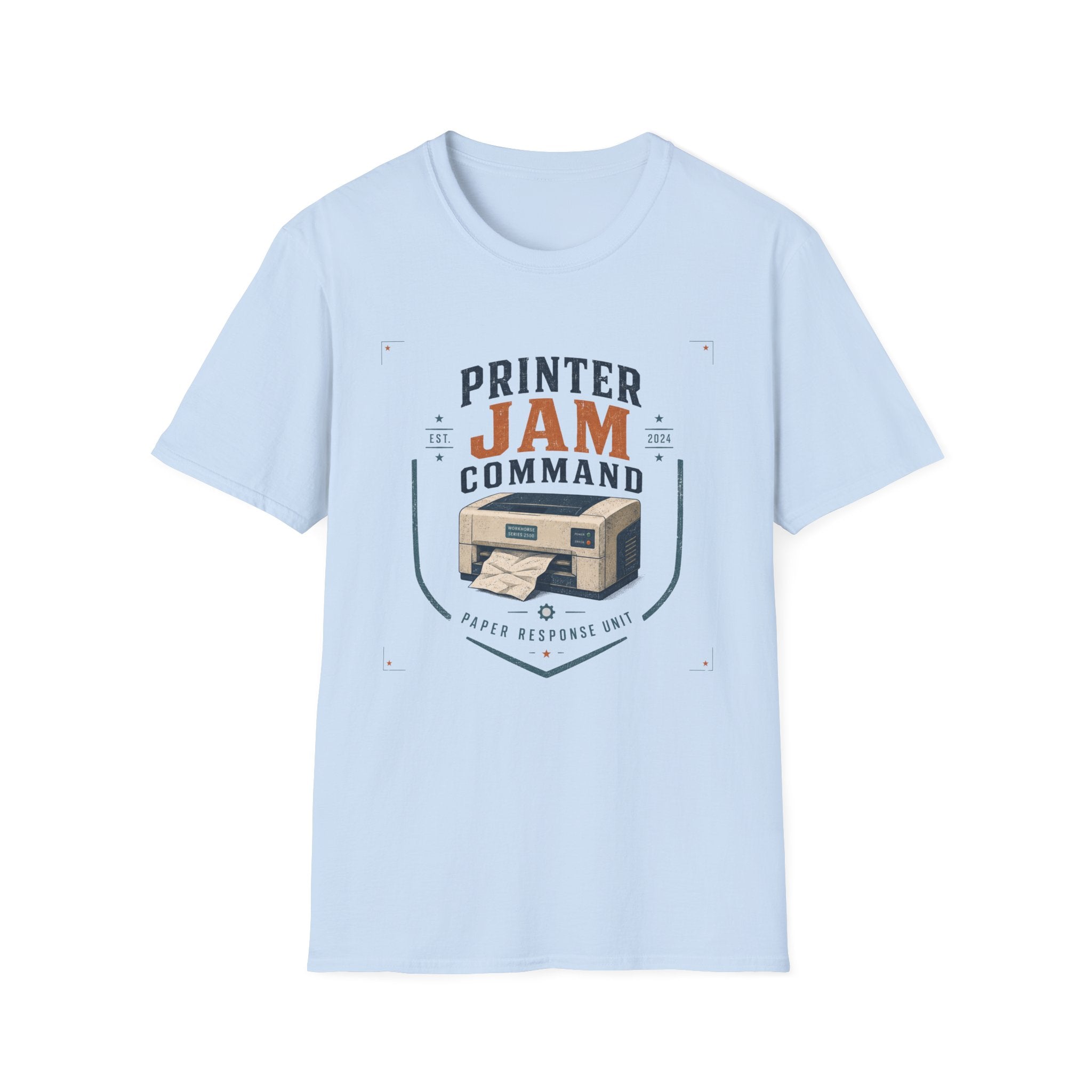 Printer Jam Command Paper Response Unit T-Shirt