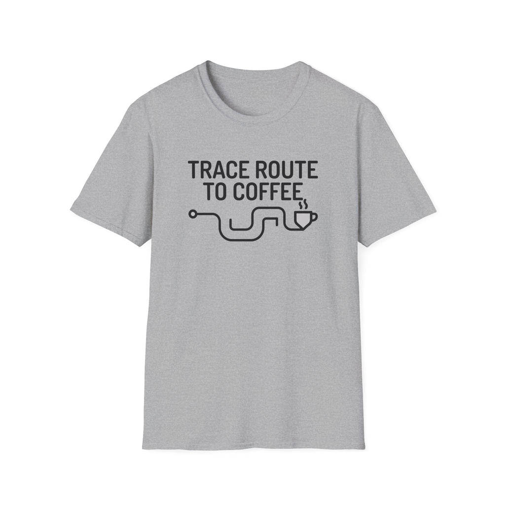 Trace Route to Coffee T-Shirt
