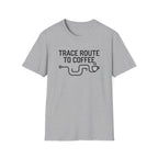 Trace Route to Coffee T-Shirt
