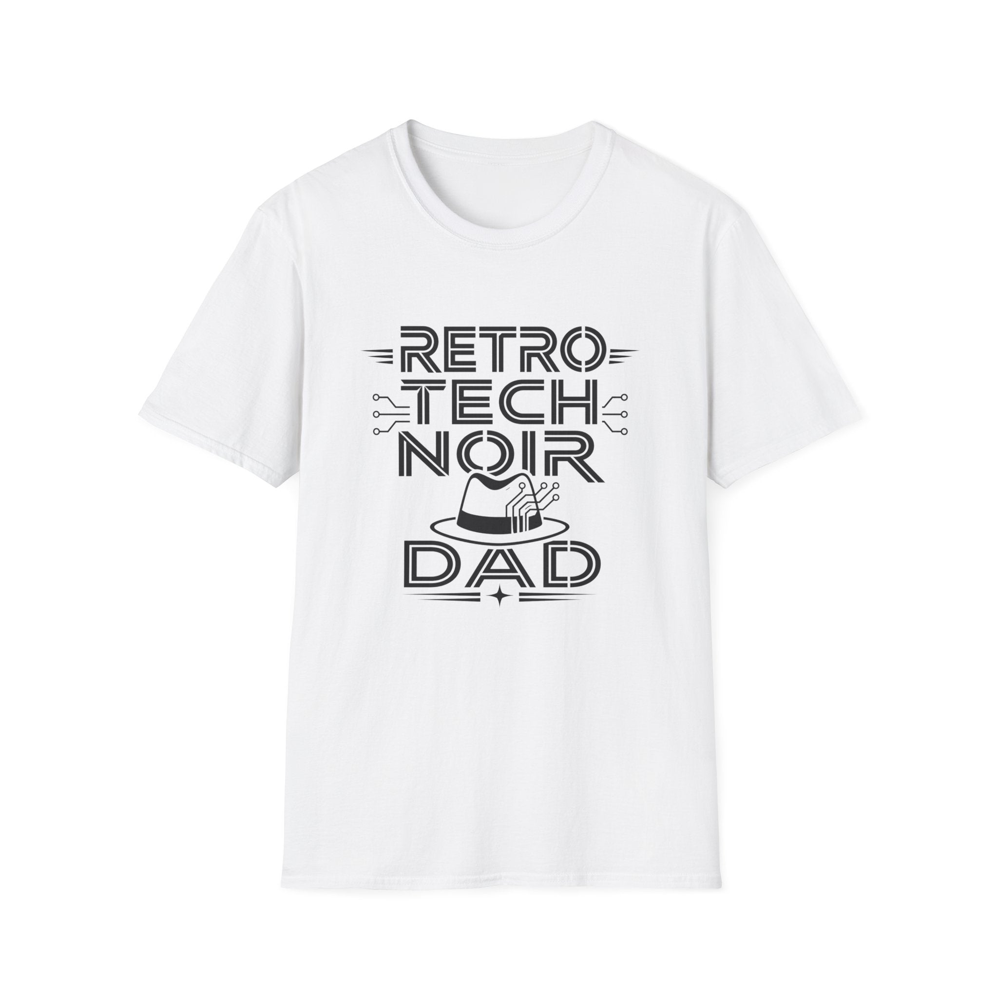 Retro Tech Noir Dad T-Shirt