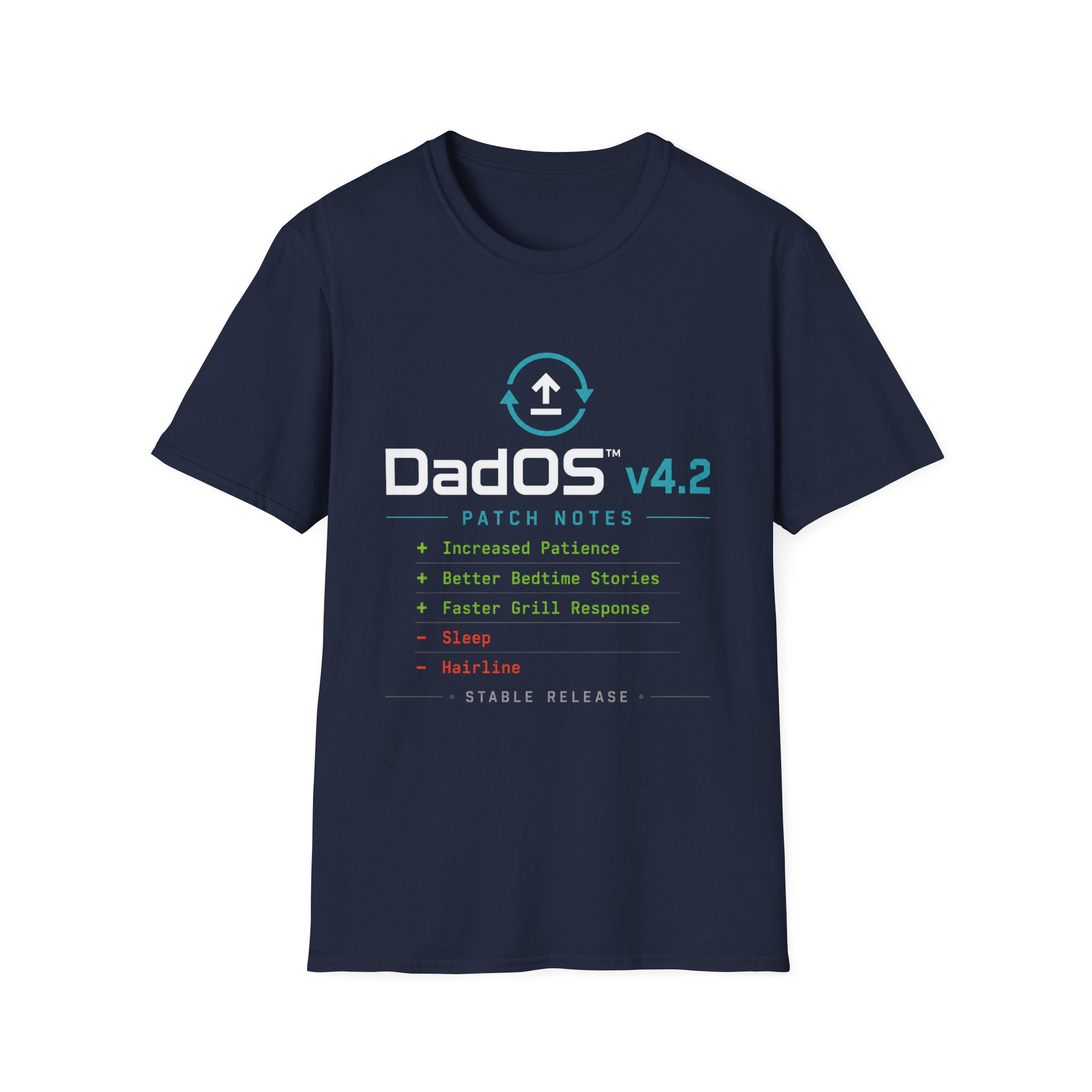 DadOS v4.2 Patch Notes Stable Release T-Shirt Design