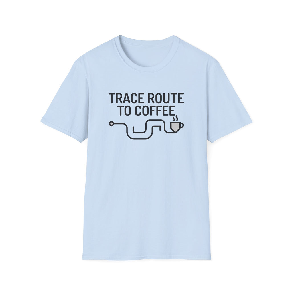 Trace Route to Coffee T-Shirt